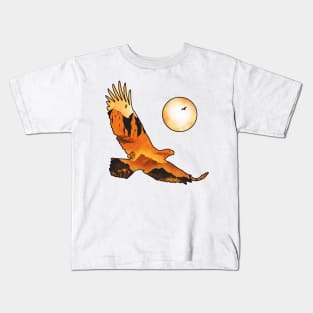 Sunset Eagle Kids T-Shirt